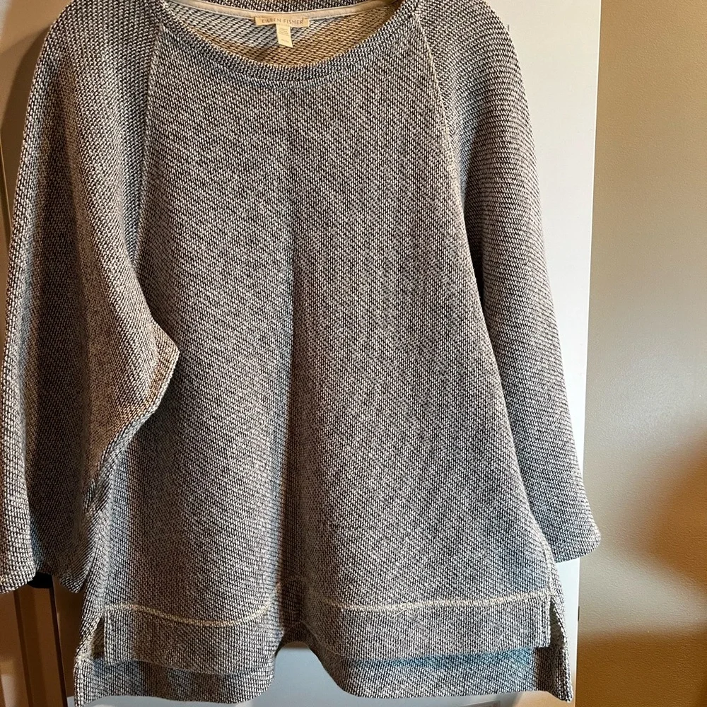 Eileen Fisher Gray Sweater - Picture 1 of 4
